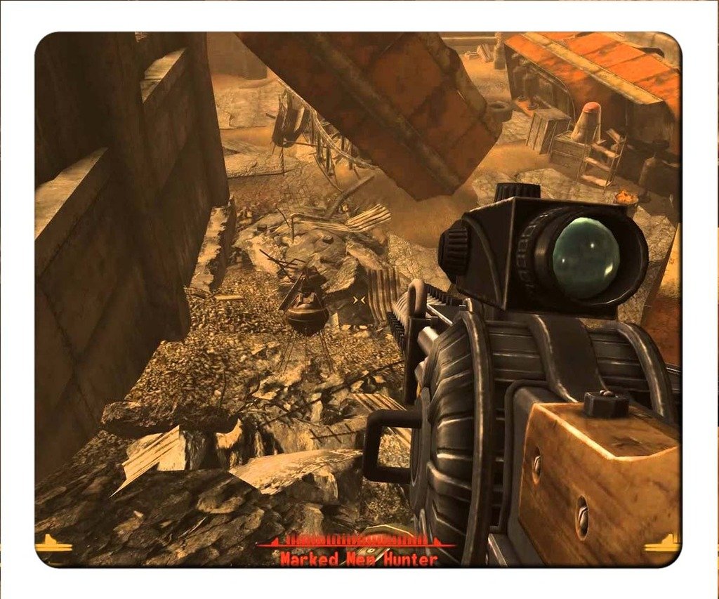 9x7x0.12 Inches Mouse Pad Adult Hot Video game mortal combat Animation Image Christmas Gift Non-slip Black Rubber Backing Soft Thin Top Fabric-Fallout 4 Poster 30