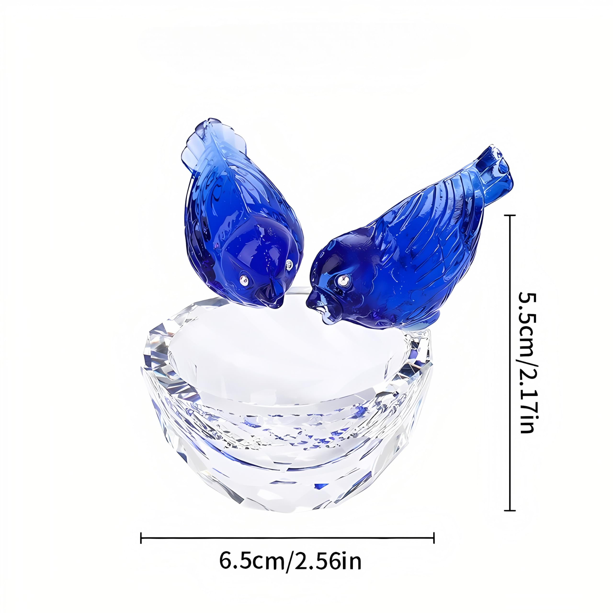 クリスタル製 鳥の置物 Amazon.co.jp: クリスタル 鳥の巣 置物 2.56 x 2.17インチ