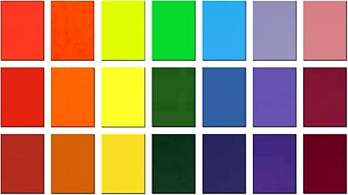 dakamilech 20 Stück Wachsplatten zum Basteln und Kerzen verzieren, Verzierwachs Set (Rainbow)