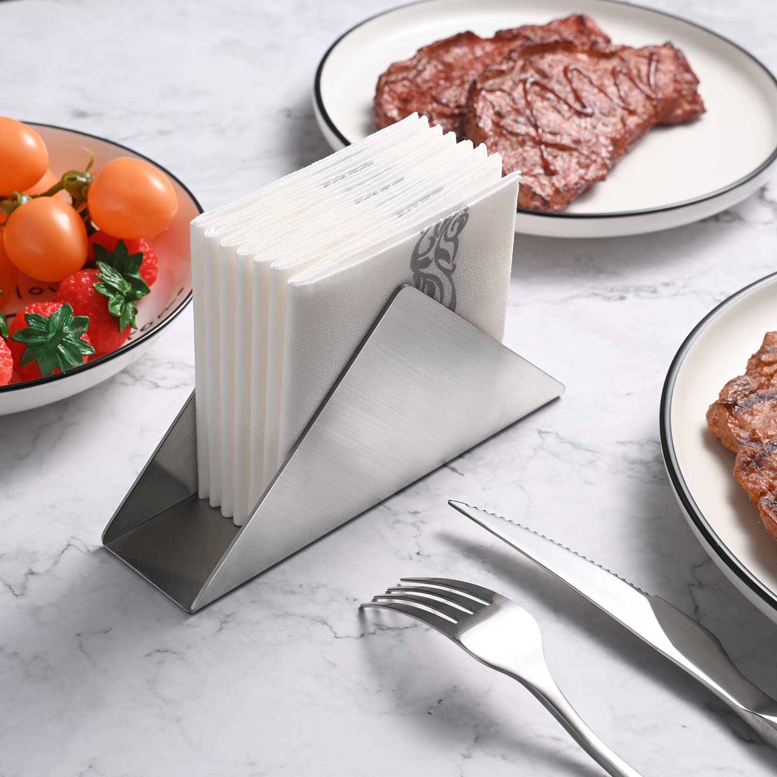 Stylish Serviettenhalter Aus Edelstahl – Platzsparend & Rutschfest Für Cocktail-Servietten