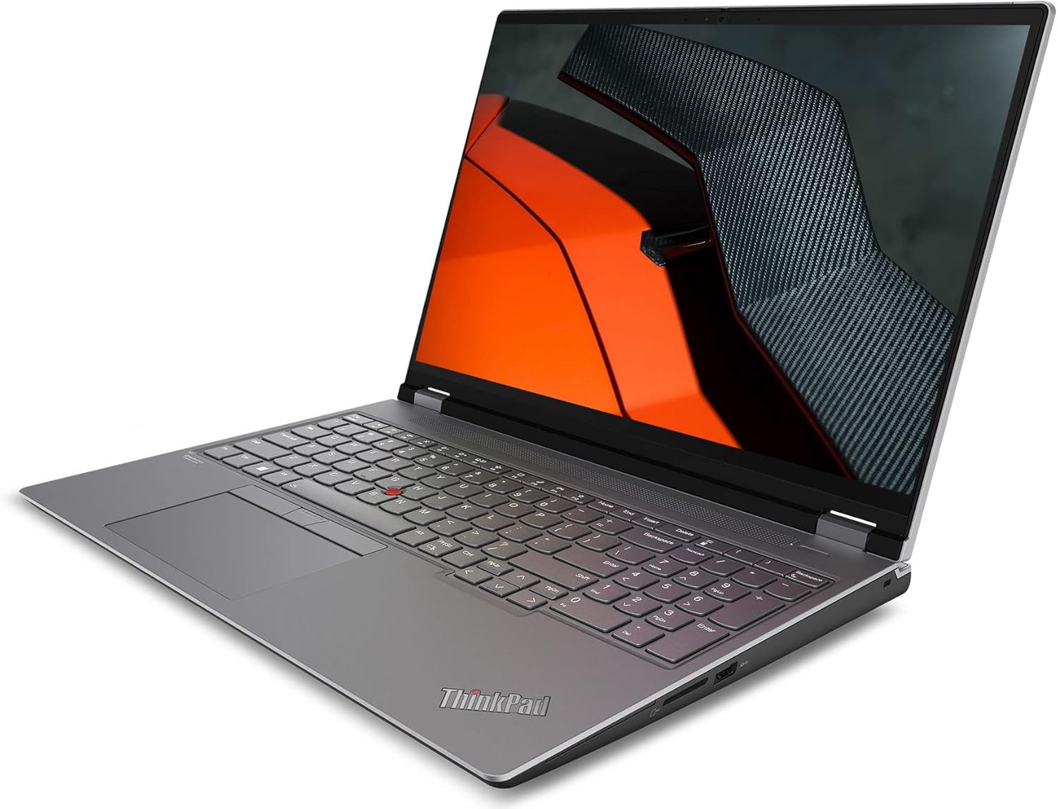 Lenovo ThinkPad P16 Business Laptop, 16" WUXGA (1920x1200) IPS Display, Core i7-12800HX, Windows 11 Pro, 32GB RAM, 1TB SSD, NVIDIA RTX A1000 4GB, Fingerprint, Backlit Keyboard, Long Battery Life, TD
