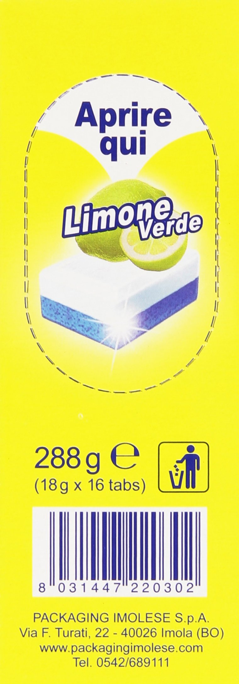 Pastillas para lavavajillas 5 en 1 – 16 PAQUETES DE 16 unidades [256 unidades]