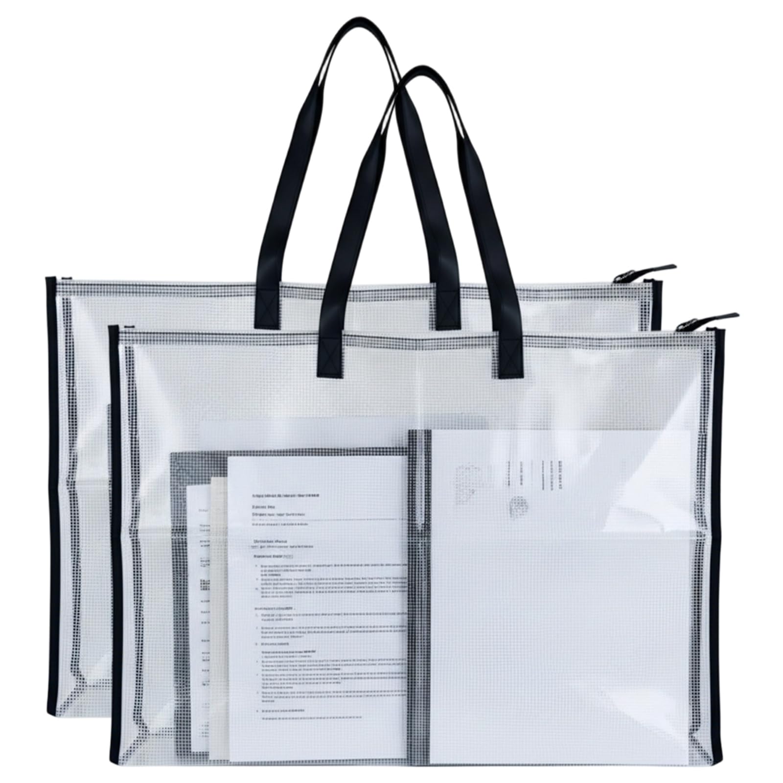 Gubilacrum Art Folder, Two White Arts Folders Measuring 63.5 by 48.5 Centimetres,A1 Art Folder for Storage, Professional Portfolio Case for Artists and Designers