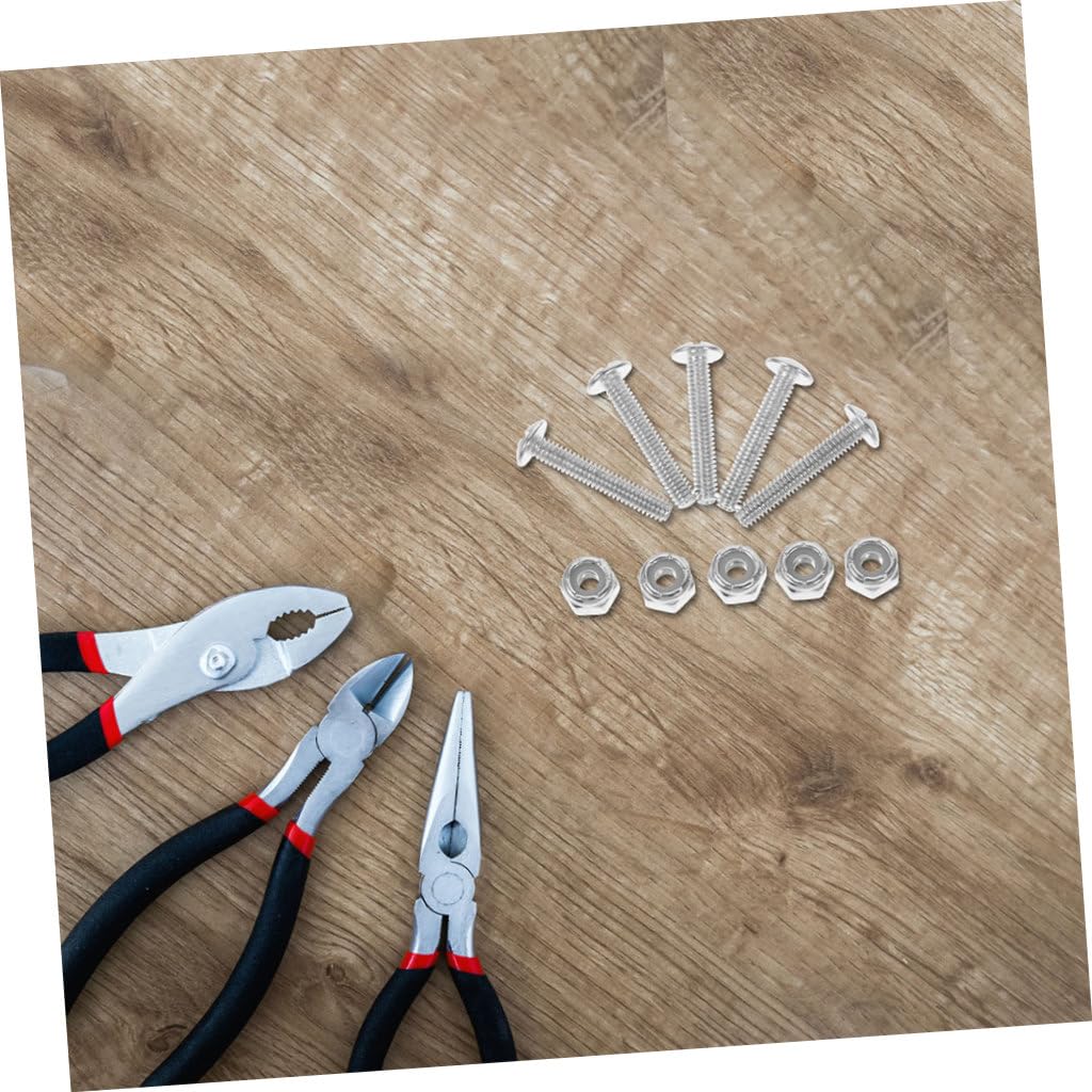10pièces Série De Vis Et Écrous Métal pour Fixation De Joueurs De Babyfoot Accessoires Pratiques pour Réparation Et Montage De Table De Football De Table