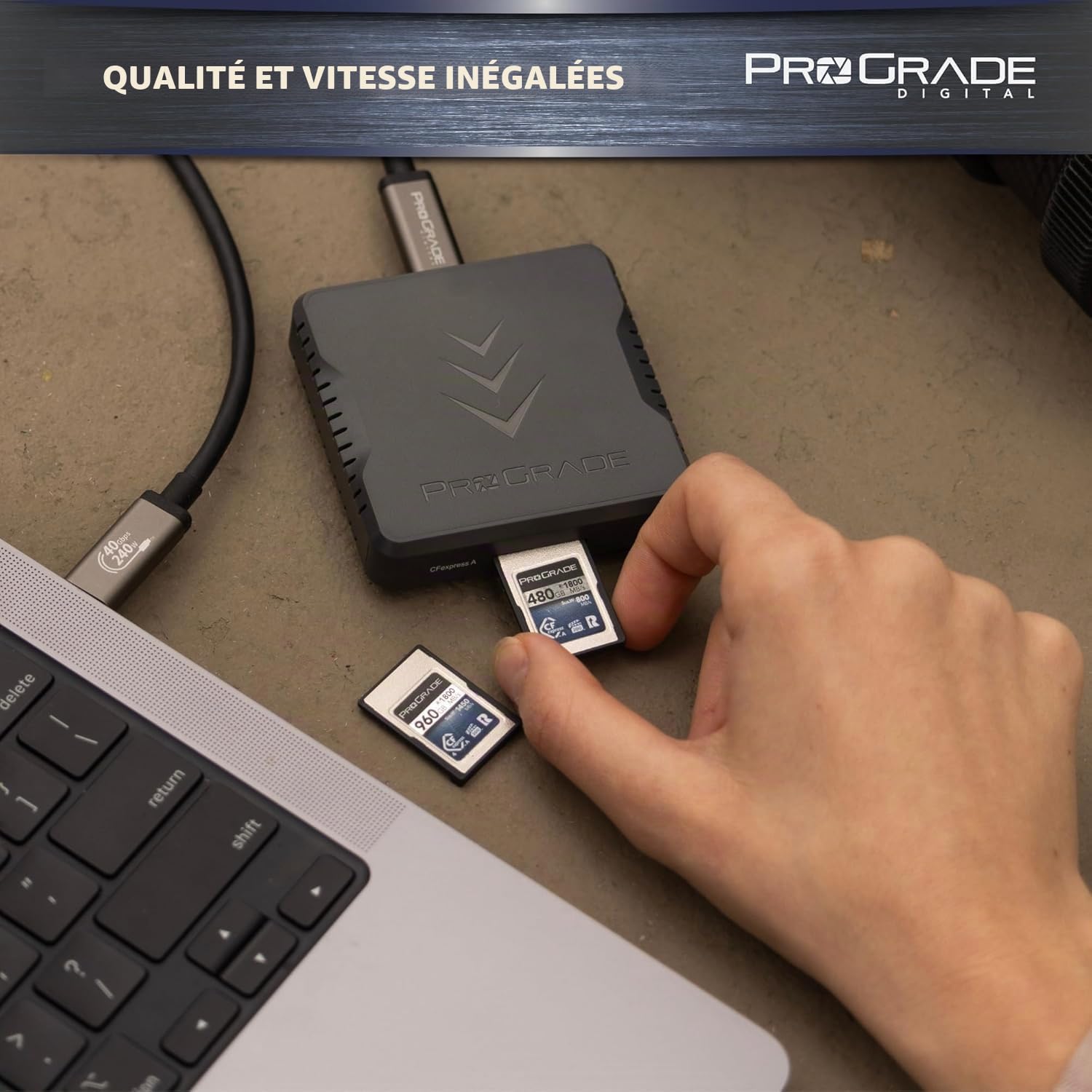Carte Mémoire ProGrade Digital CFexpress™ 4.0 Type A (480 Go) Iridium