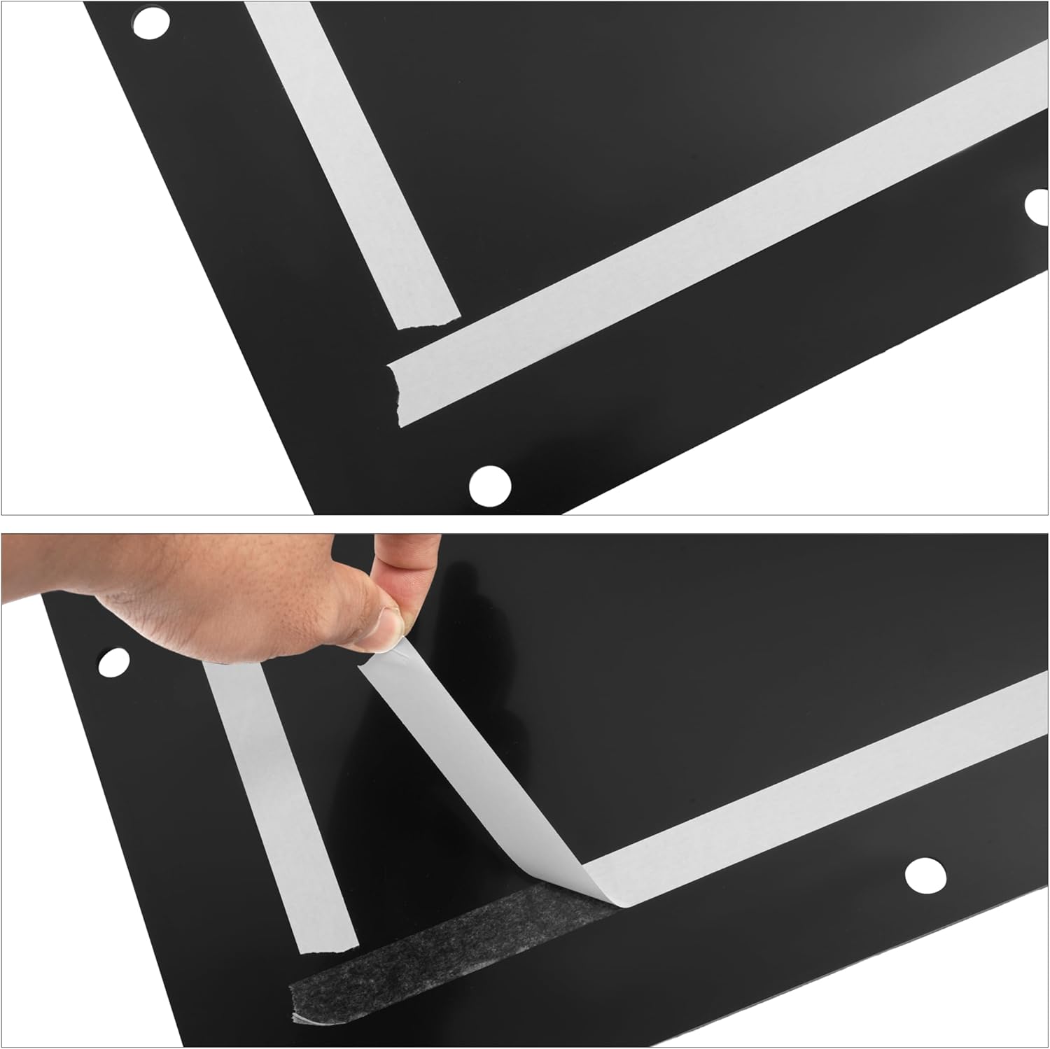 ALMULOO Sliding Door Trim Panel Compatible with 2014-2026 Ram ProMaster 1500/2500/3500 & 2025-2026 ProMaster EV (High/Low Roof) | Textured Black PE Plastic Replacement Panel Part 1ZP98LAHAB
