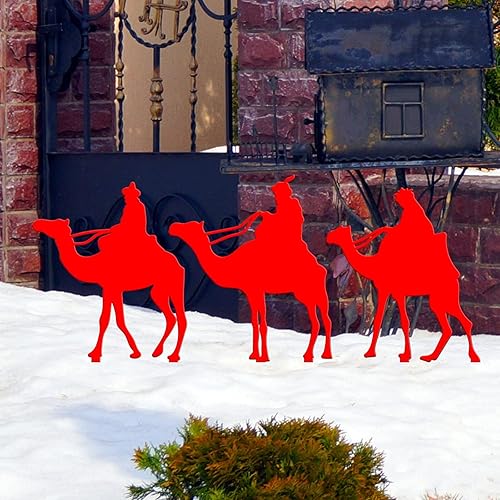 Miniatura 7 de Luces de jardín LED Camellos de Navidad Equipo acrílico al aire libre jardín decoración tarjeta patio luces Led color