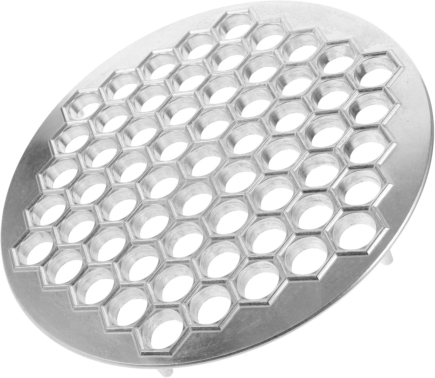 VALICLUD Aluminum Alloy Dumpling Maker Mold 61-hole Press Double Head Manual Dumpling Tool for Handmade Wonton Cooking Kitchen Gadget