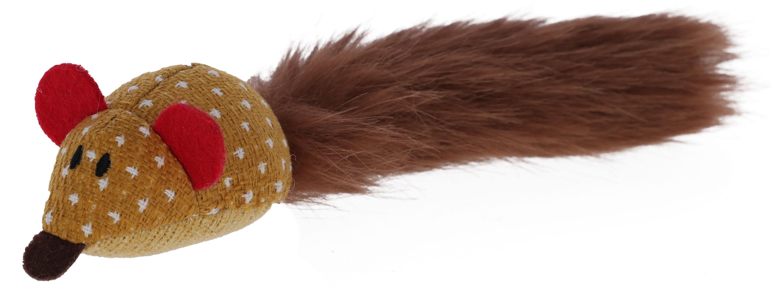 Kerbl Pet Mouse Cat Toy, 26 cm, Brown