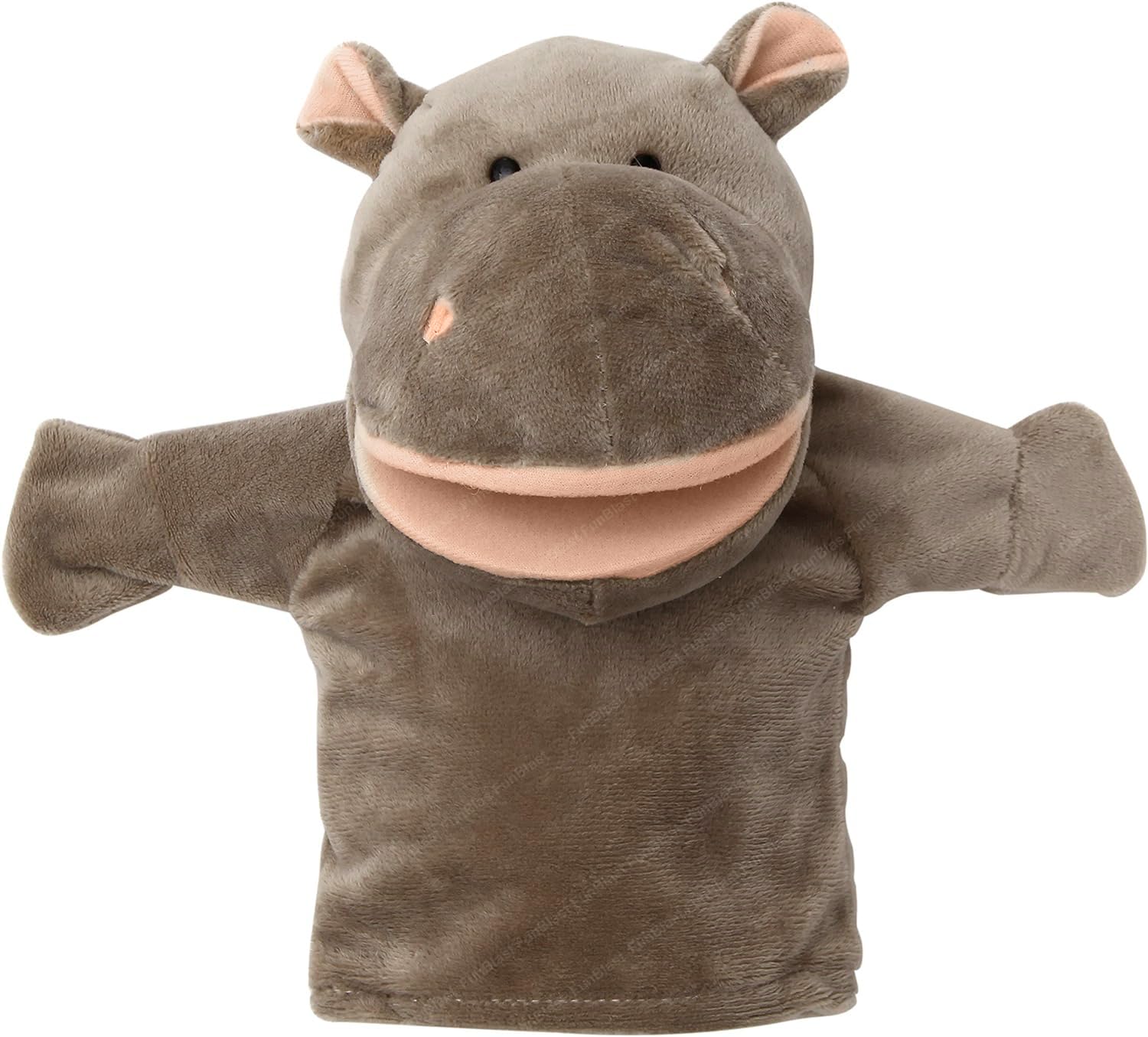 FunBlast Animals Hands Puppets for Kids – Plush Hand Puppet with Movable Open Mouth, Soft Hand Puppets for Kid, Story Telling Puppet for Kids, Fun Play Learning Toys (Hippo)