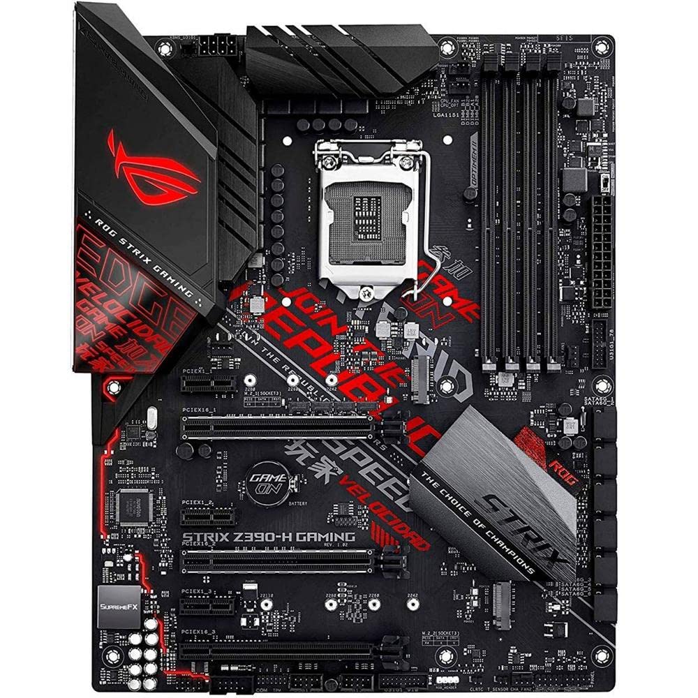 ASUS ROG Strix Z390-HゲーミングLGA1151（Intel 8thおよび9th Gen）ATX DDR4 DP HDMI M.2  USB 3.1 Gen2ギガビットLANマザーボード