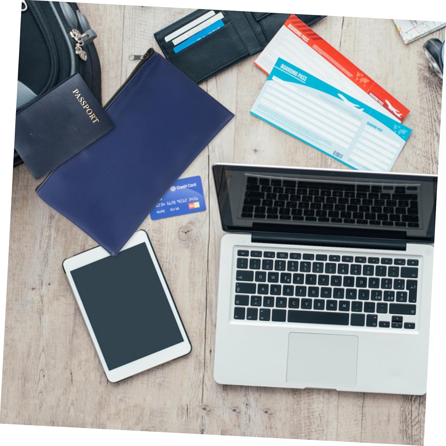 2Pcs PU Leather Money Pouches with Zipper Cash Storage Bags for Receipts and Invoices Sturdy Bill Organizer for Travel and Home Use