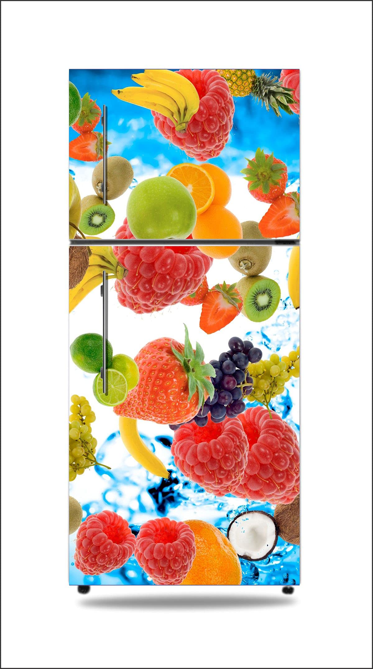 Generic Top and Town Universal Car Graphics 2 Side Decal Body Vinyl Sticker (Medium, Multi)