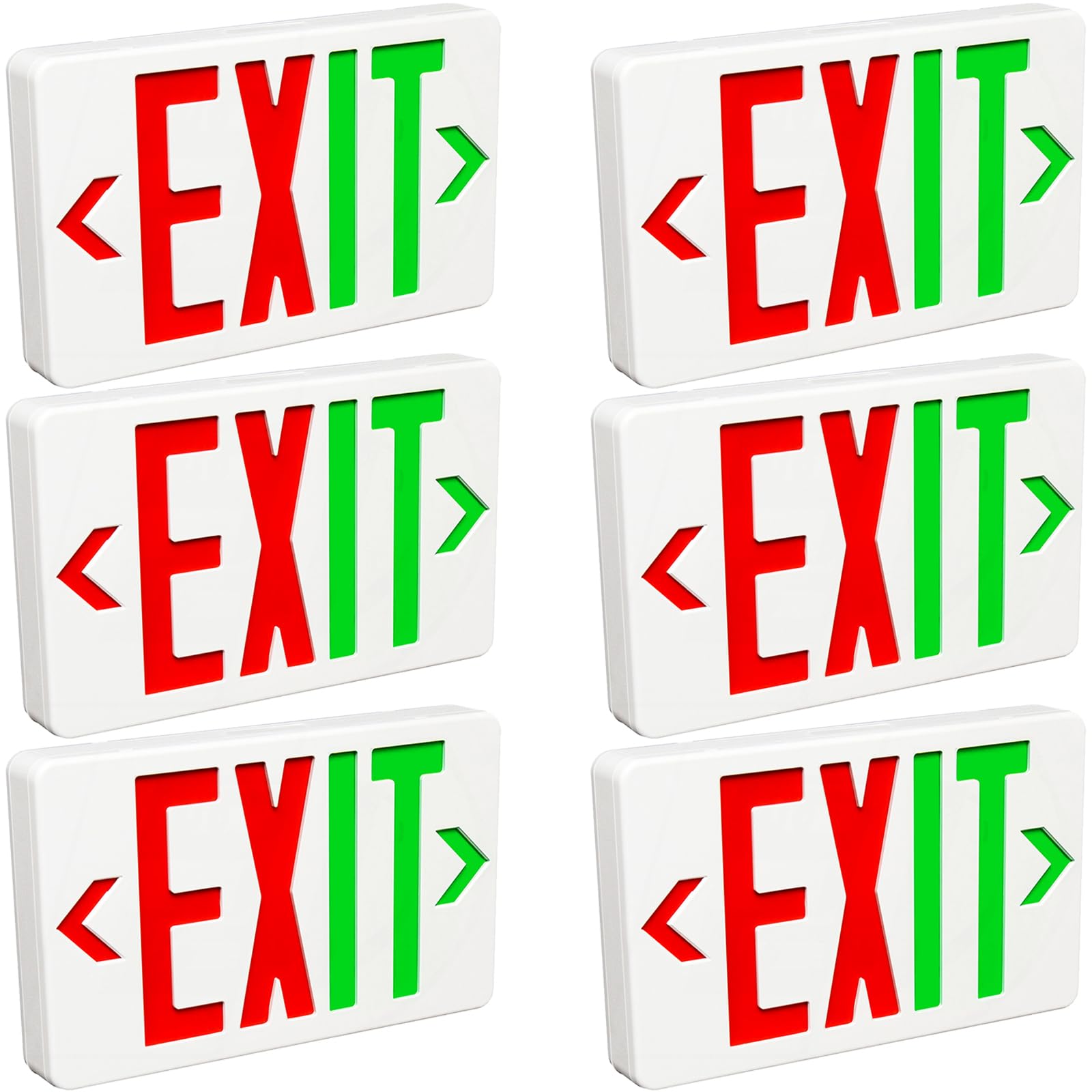 米軍放出品 未使用 EXIT ライト インテリア グリーン レッド