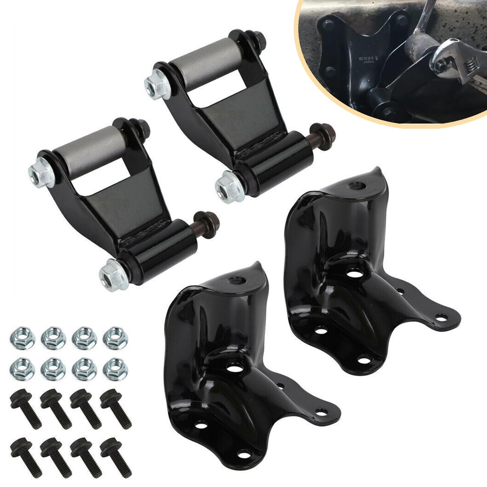 Traxxas Sledge Rear Shackles Ford Ranger Spring Shackles FEXON Rear ...