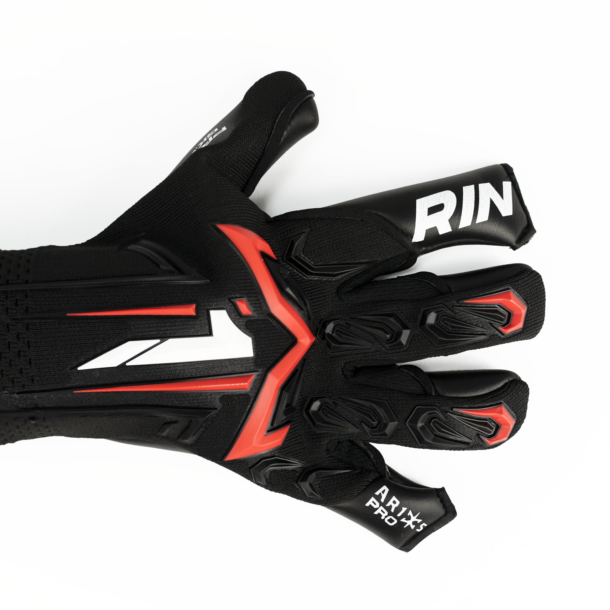 Rinat Gants de Gardien de But Aries X Pro pour Adulte, Noir, Taille 8