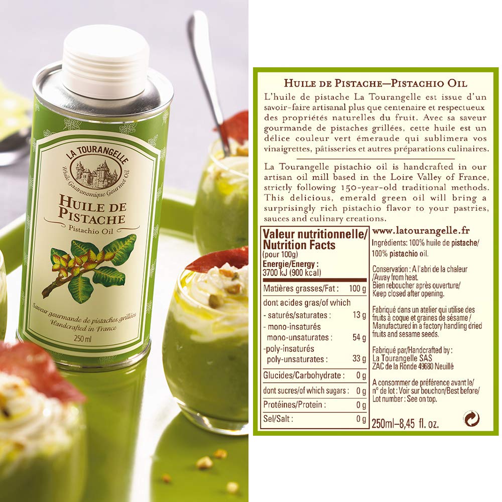 La Tourangelle Walnussöl / Basilikumöl / Pistazienöl Trio Packung, 750 ml