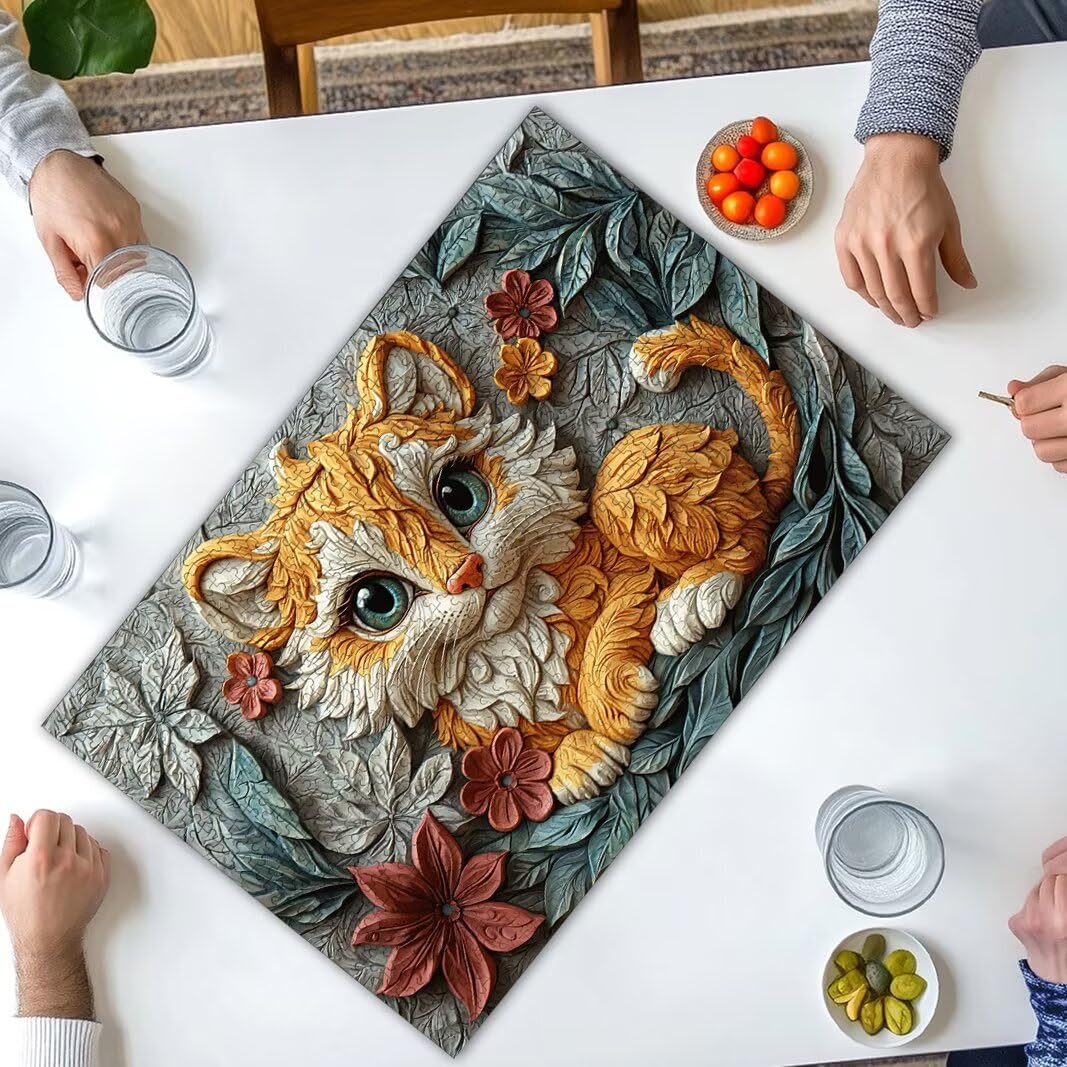 Puzzle Leone, Puzzle 2000 Pezzi Adulti per Decor, Regalo Donna/Uomo -9006