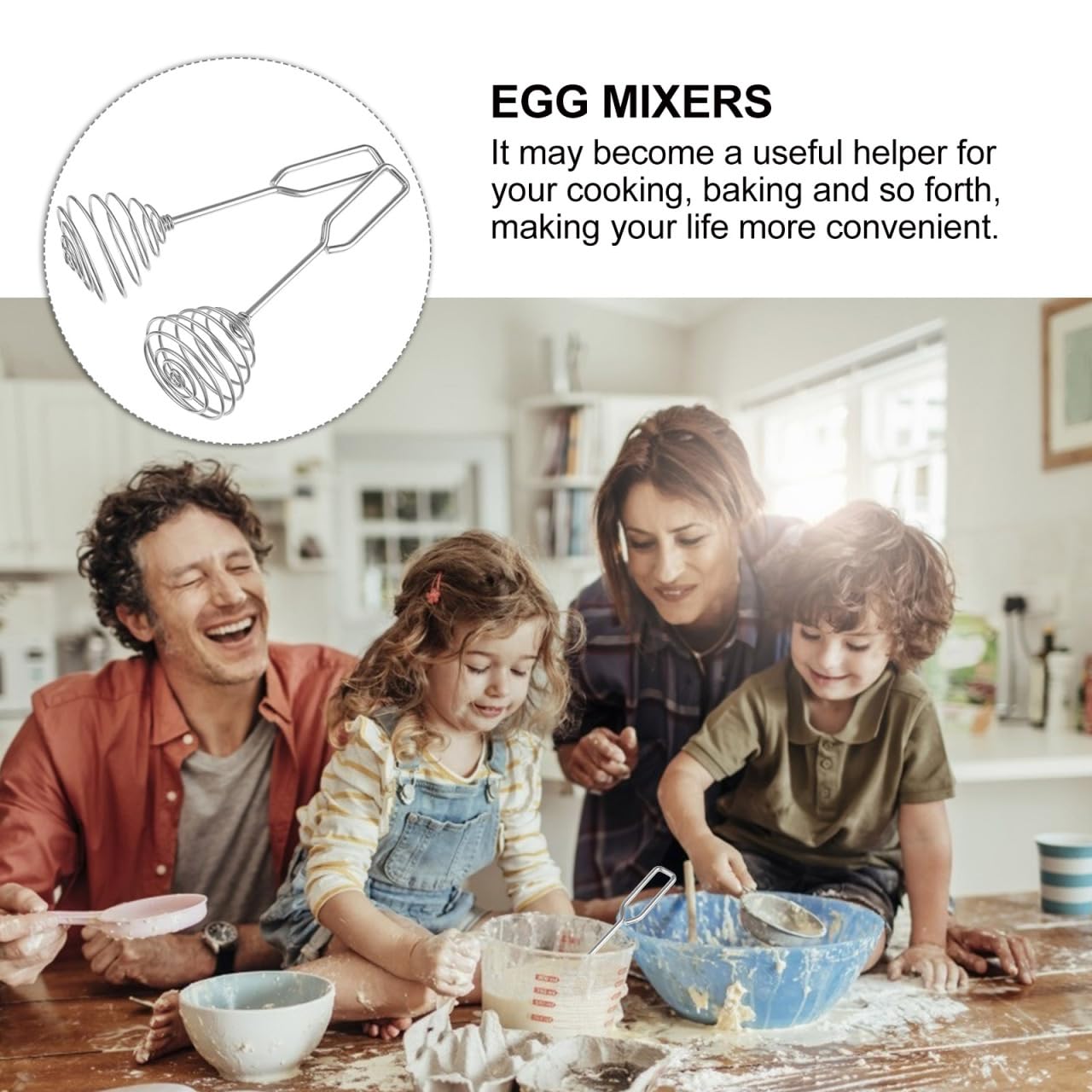 Fruste A Spirale In Acciaio Inox | 2 Pezzi | Per Montare Uova, Salse, Caffè | Utensili Cucina - Foto 7