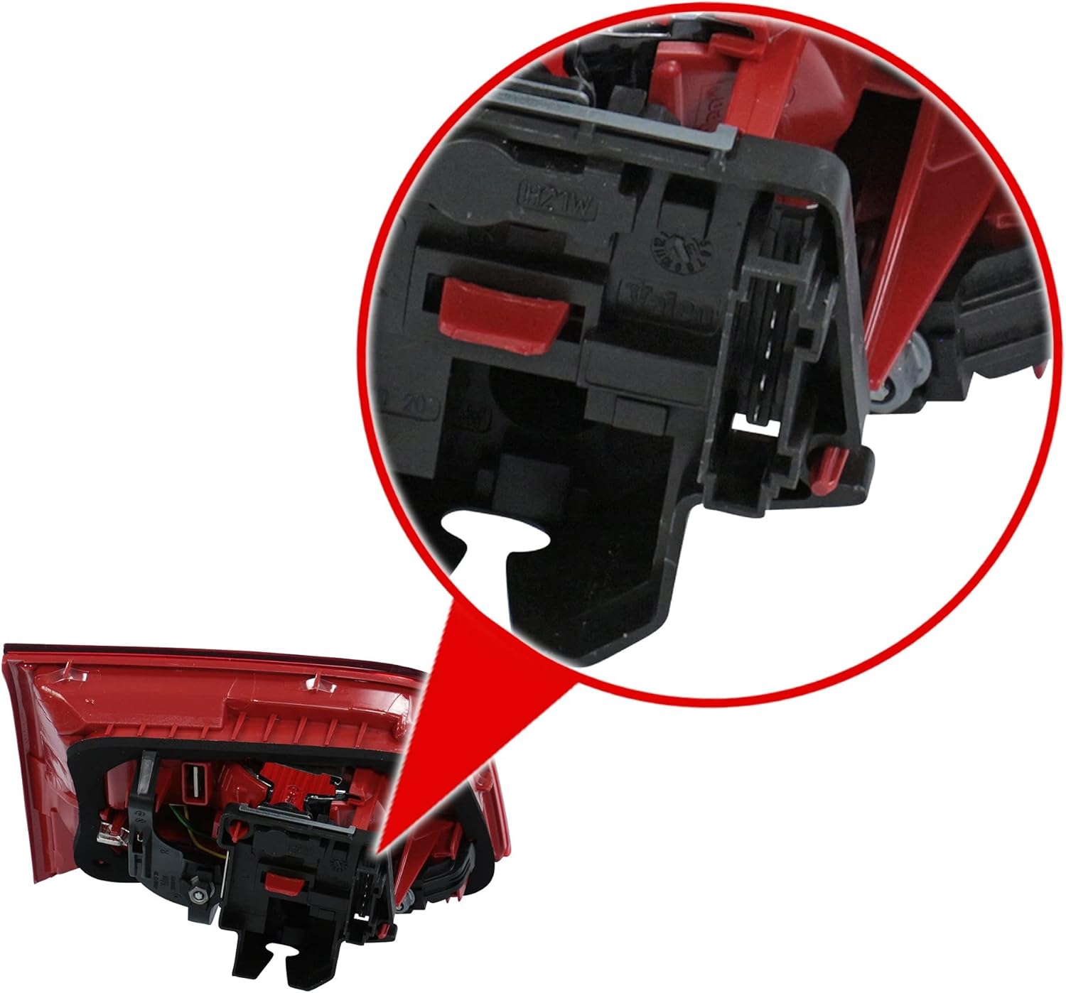 Close-up of Tail Light Electrical Connector