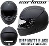 CARTMAN Casco ligero grande integral, certificado DOT para carreras con visor | Casco abierto negro mate. Adulto/Adolescente. ABS DOT, ventilado, resistente a la intemperie, ajustable. Incluye goggles/guantes. Para calle, tierra, nieve. 7