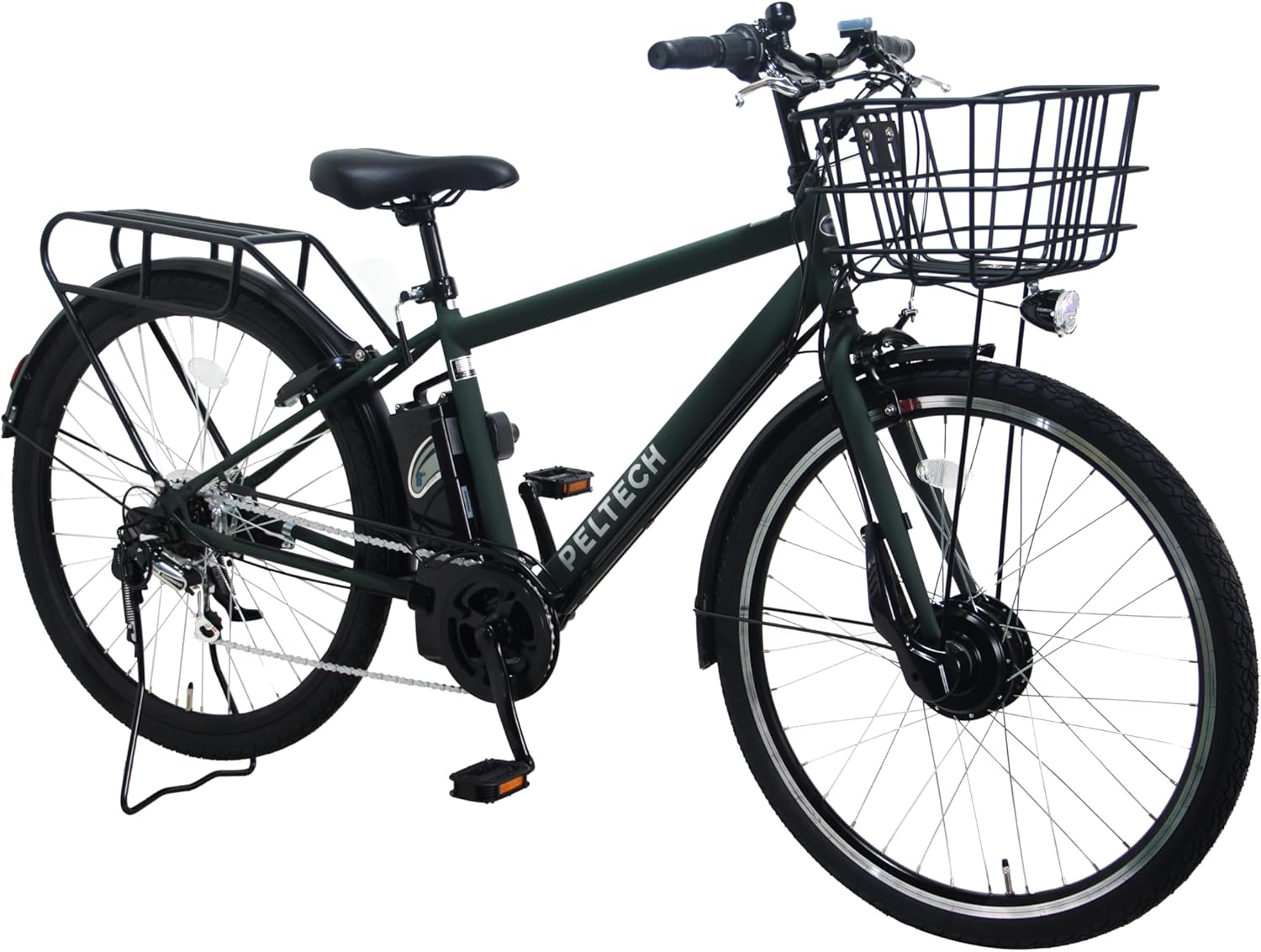 【100%完成車納品】PELTECH(ペルテック) 電動アシスト自転車 27.5インチクロスバイクフル装備 (TDA-207Z plus＋)