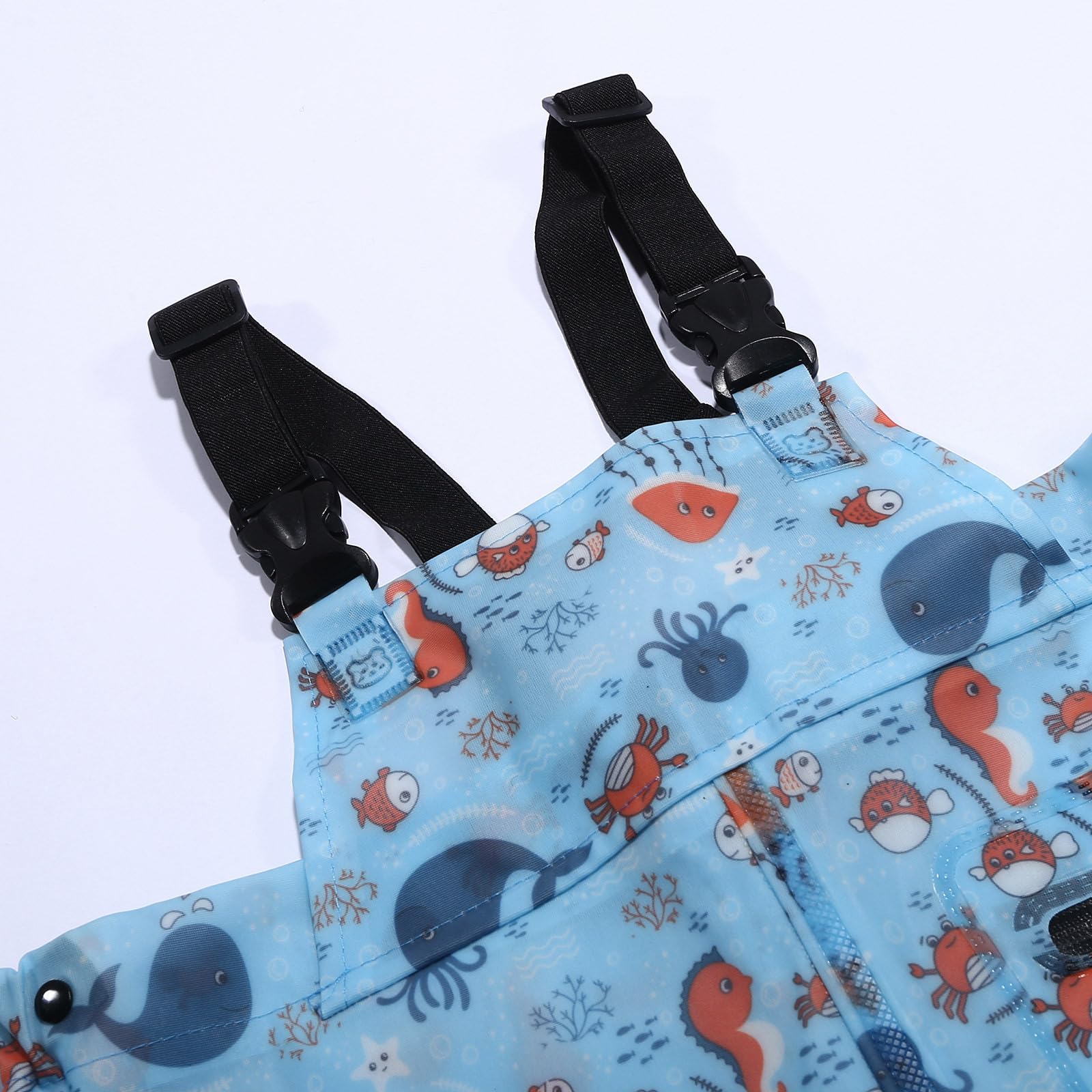 Trampolieri per bambini a forma di animale dei cartoni animati, Trampolieri da pesca per giovani per bambini piccoli, Trampolieri per caccia e pesca a prova di acqua con stivali per ragazze/A