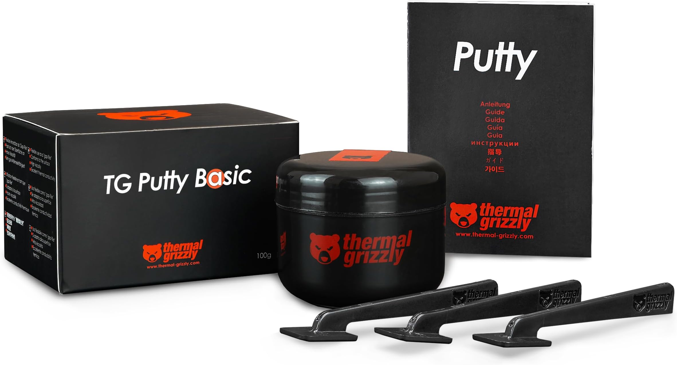 TG Putty Basic - 100 Gram - Electrically Non-Conductive Thermal Interface Material for GPU Modding and Thermal Pad Replacement