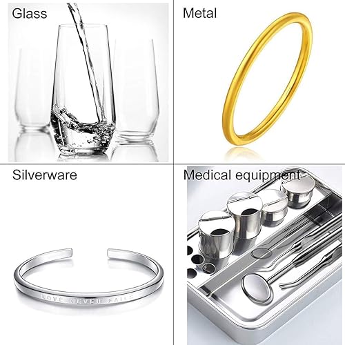 Miniatura 6 de NGe Juego de 20 brocas de pulido de fieltro de lana de 310 pulgadas, mandril de cono blanco, accesorios para herramientas rotativas Dremel, vástago