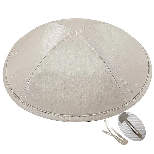 Zion Judaica Deluxe Raw Silk Kippot Bulk Packs or Single