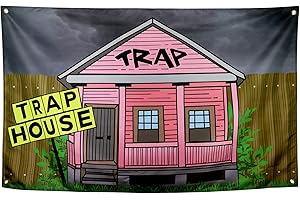 ZKflager Trap House Flag: The Perfect Weed-Themed Decoration for the Bedroom