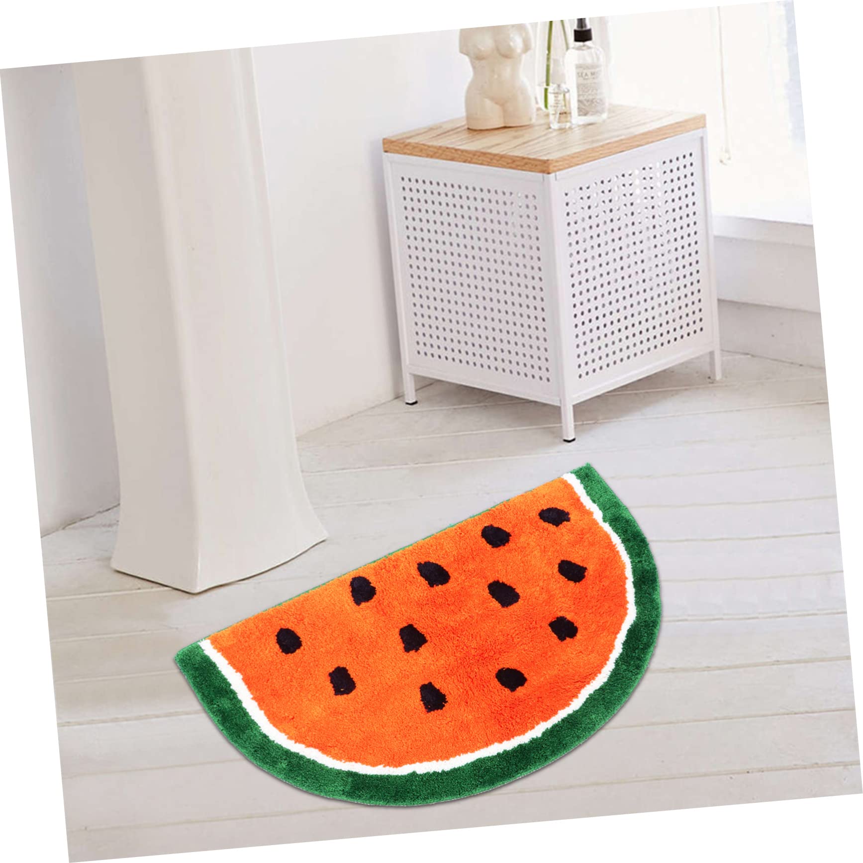 Ciieeo Tappeto Per Bagno in Materiale Di Design Antiscivolo Per Pavimenti Piastrelle Tappetino Pelo Lungo Motivo Cartoni Animati Per Arredamento Della Casa