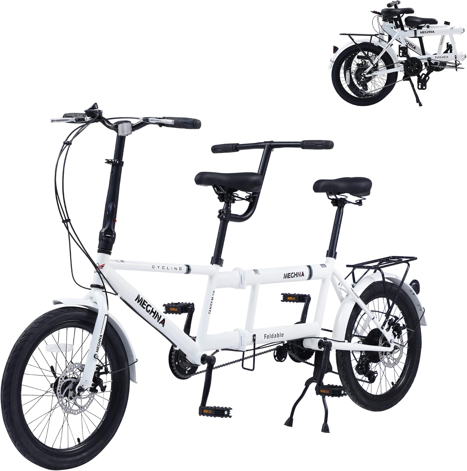 Adult Tandem Bike - City Tandem Folding Bicycle, Foldable Tandem Adult Beach Cruiser Bike with 7 Speeds, Adjustable 2-Seater Height - Sturdy and Durable Adult Tandem Bike – City Tandem Folding Bicycle, Foldable Tandem Adult Beach Cruiser Bike with 7 Speeds, Adjustable 2-Seater Height – Sturdy and Durable