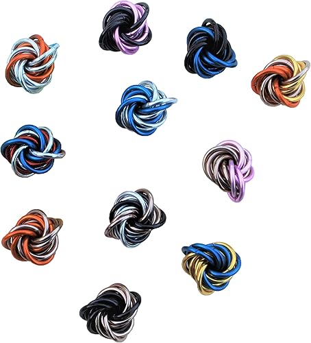 Mobii - Mezcla de colores personalizada pelota antiestrés Mobius juguete inquieto para la ansiedad de manos o oficina (pequeña, completa)