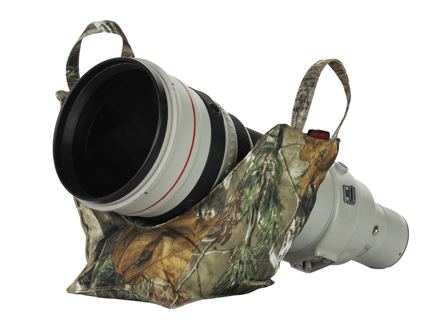 CHASING BIRDS Camouflage Waterproof Camera Lens Pillow Camera Photographic Bean Bag (Unfilled) (Leaf Camouflage)