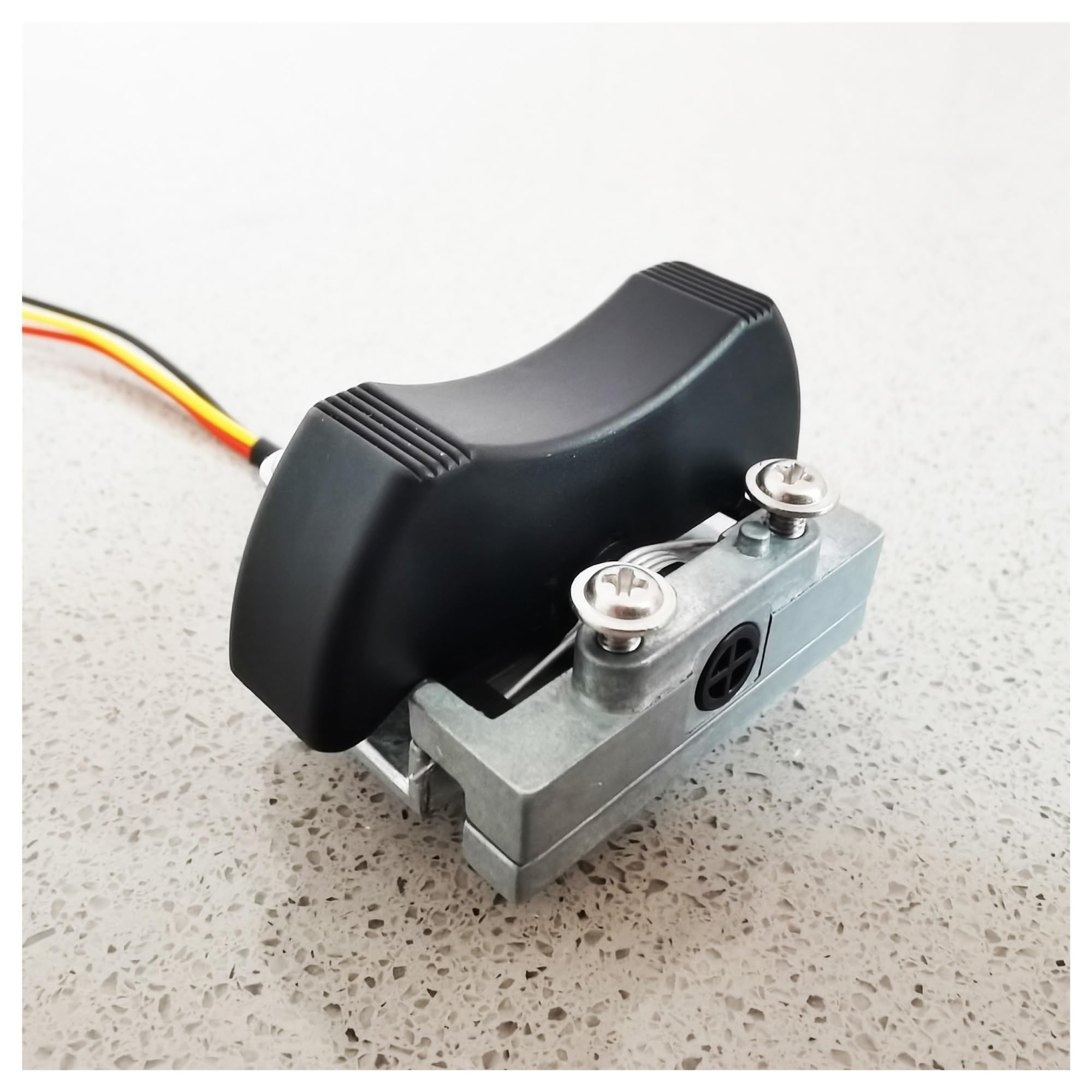 Joystick Industrial, Rueda pequeña con salida analógica SMC108, tipo Hall operada la punta de los dedos