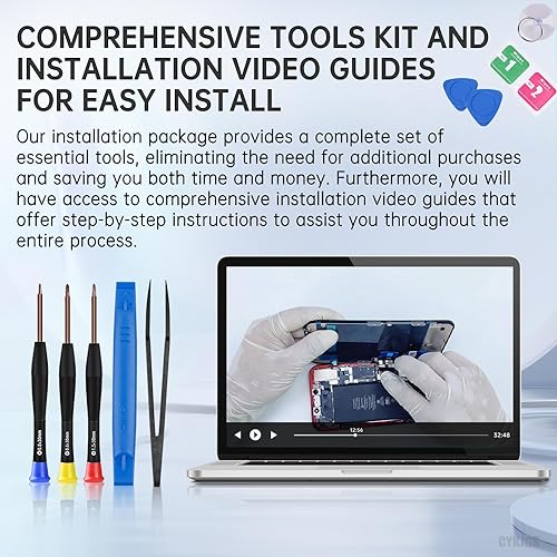 Miniatura 6 de Para iPhone XR Reemplazo de Pantalla con Altavoz de Oído Sensor de Proximidad 3D Táctil 6.1 "Pantalla LCD Digitalizador Montaje Completo Auricular