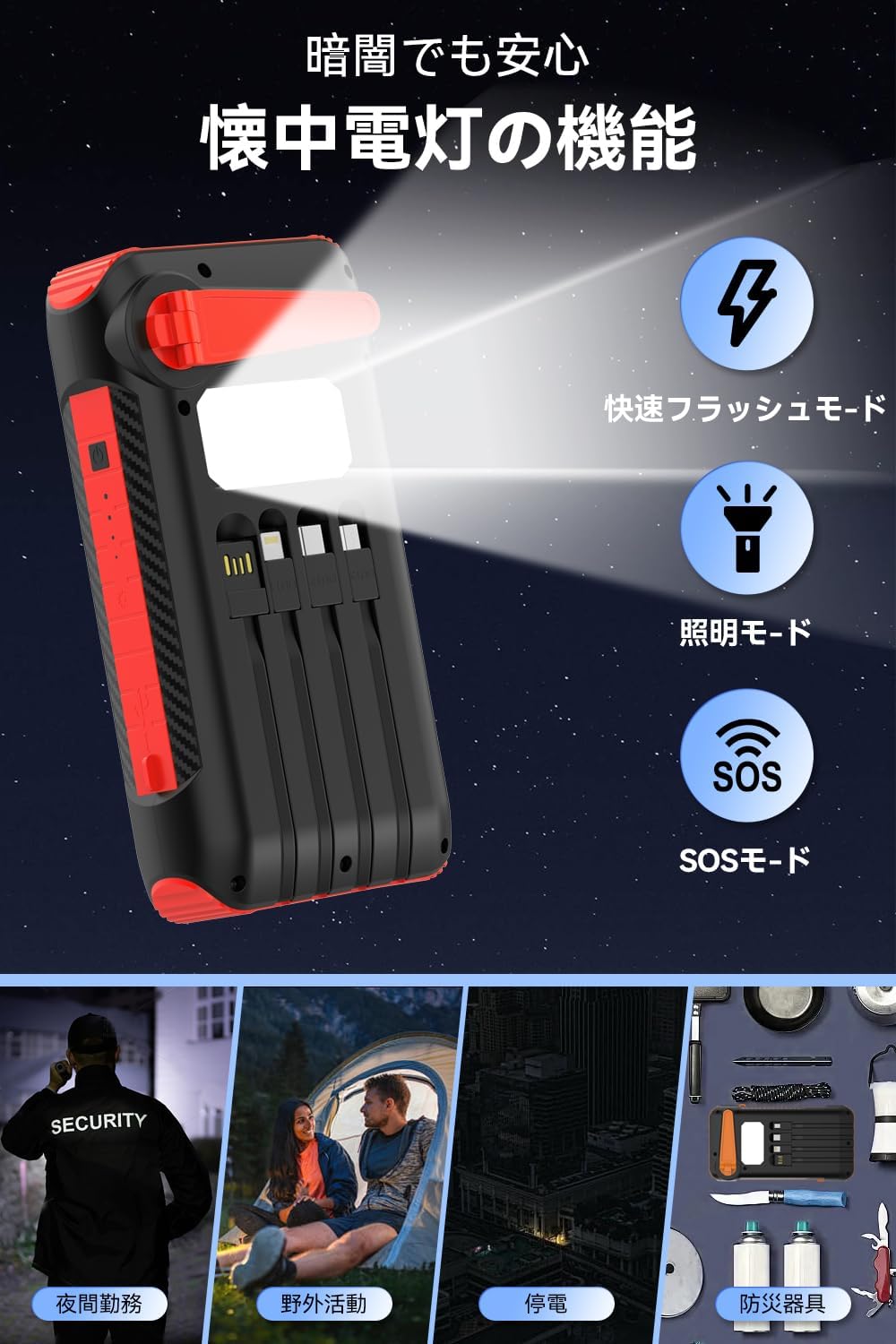 ソーラー ROHOU 大容量 【40800mAh & 手回し充電 & 防災士監修】 SCP22.5W&PD22. 【JCEQNVWL】