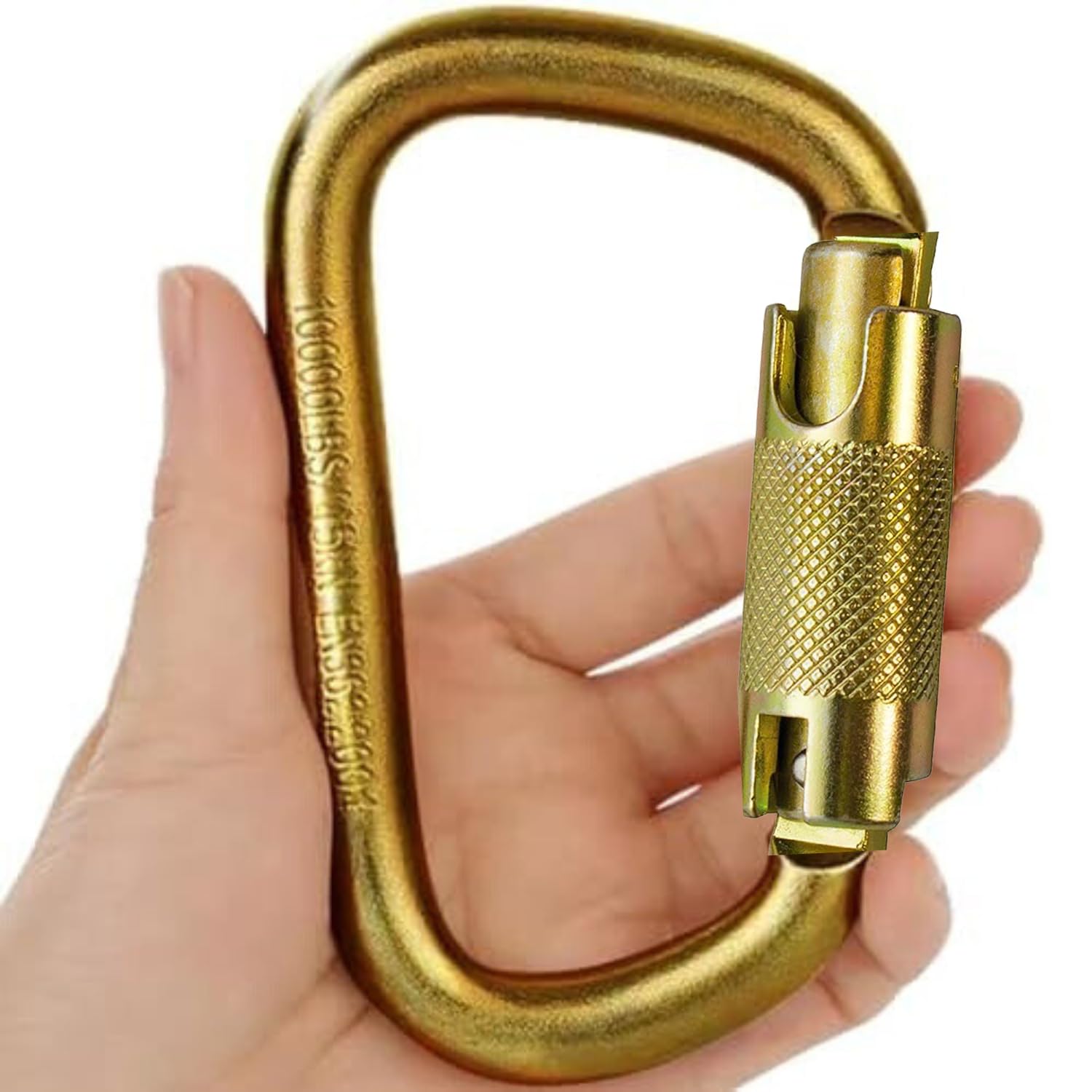 White Tech Heavy-Duty Climbing Carabiner 23KN Twist Auto Locking Karabiner Snap Hook Clip with Quick Lock Mechanism | Ideal for Rock Climbing, Hiking, & Outdoor Activities Rappelling (Pack of 1) (B0D1WPCZWR) Amazon Price History, Amazon Price Tracker