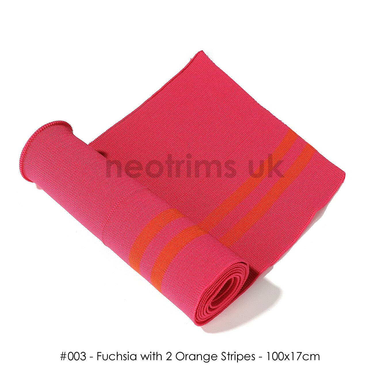 Bande Côtelée Rayée Pour Poignets & Ceinture - Customisation Vêtements - Neotrims UK - Neuf