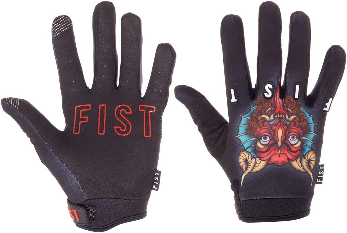 Demon Cleaner Strapped Mx Gloves (S, Black)