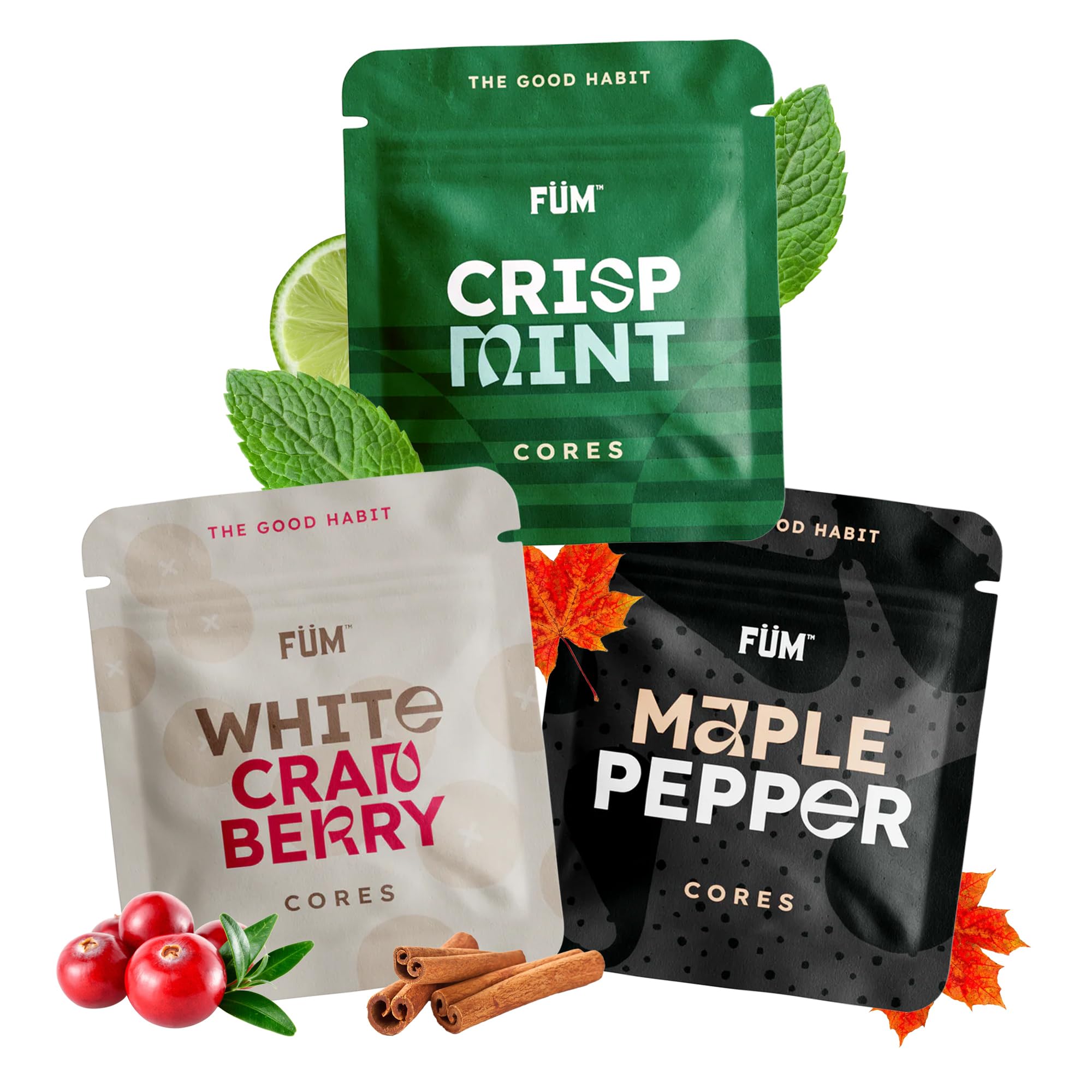 Füm 3 Packs of Plant Based Original Cores | Naturally Switch from Bad Habits | 9 Total Cores
