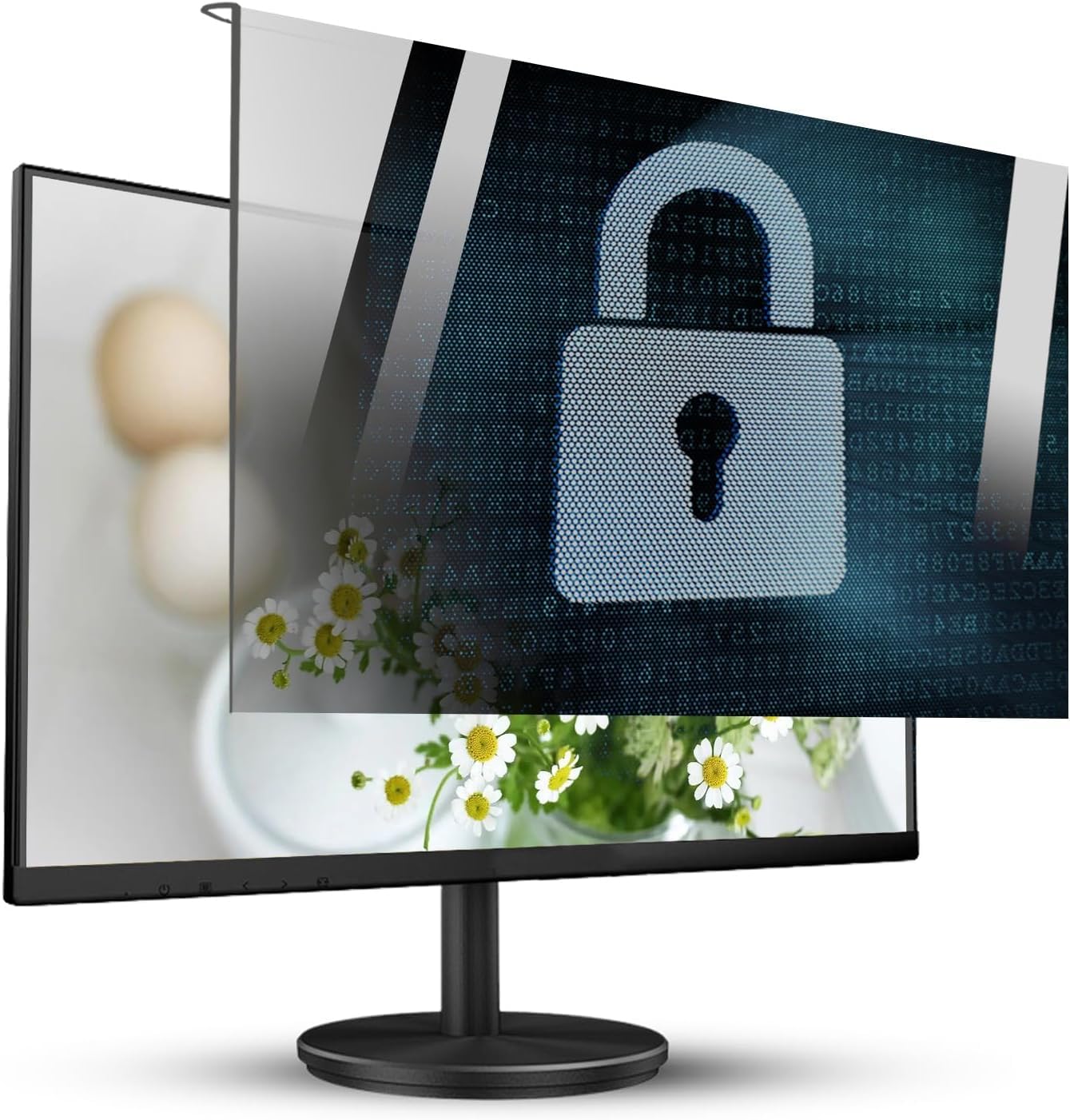 TBLOTYD Computer Privacy Screen Filter, Hanging Monitor Privacy Filter, Universal Anti PeeMUBA Screen Protector, 18-32 Inch, Suitable for Library,20/22in 491x320mm