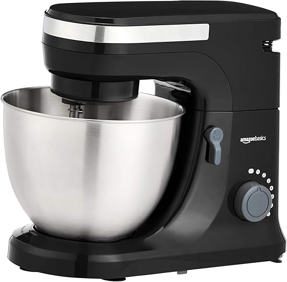 Amazon Basics MultiSpeed Stand Mixer with Attachments, Black Amazon.ca Home