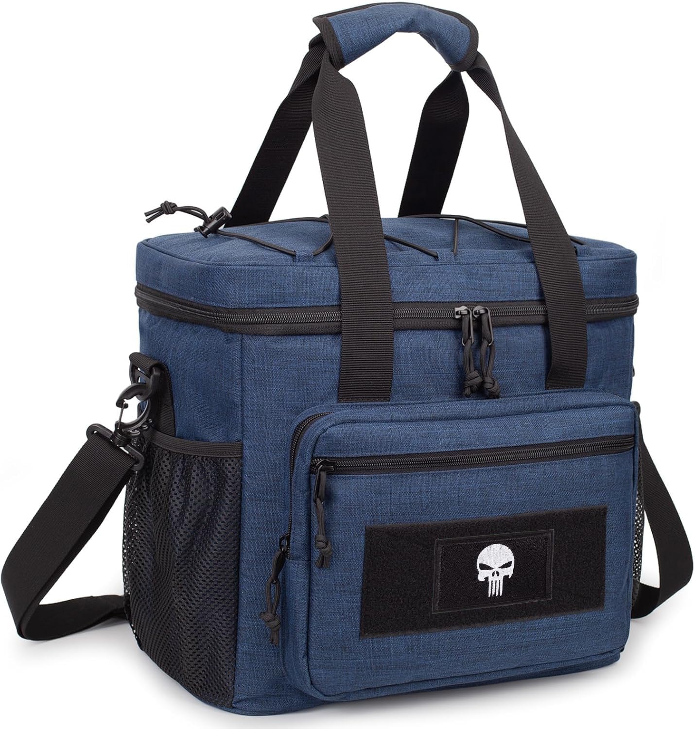Borsa Pranzo per Uomo, Borsa Termica Tattica con Sistema MOLLE, Isolata, Impermeabile e Capiente, per Donna e Adulti, con Tracolla Regolabile, Ideale per Lavoro, Picnic, Ufficio e Tempo Libero.