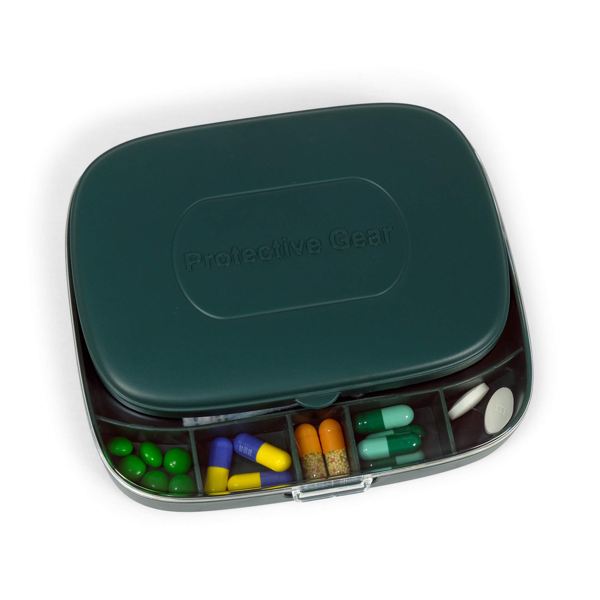 Mask Case Holder | Portable Mask Storage Box | Mask Organizer and Pill Storage Case in One, Can Be Used As a Travel Jewelry Case | Small Jewelry Box RRIBOUDWAN