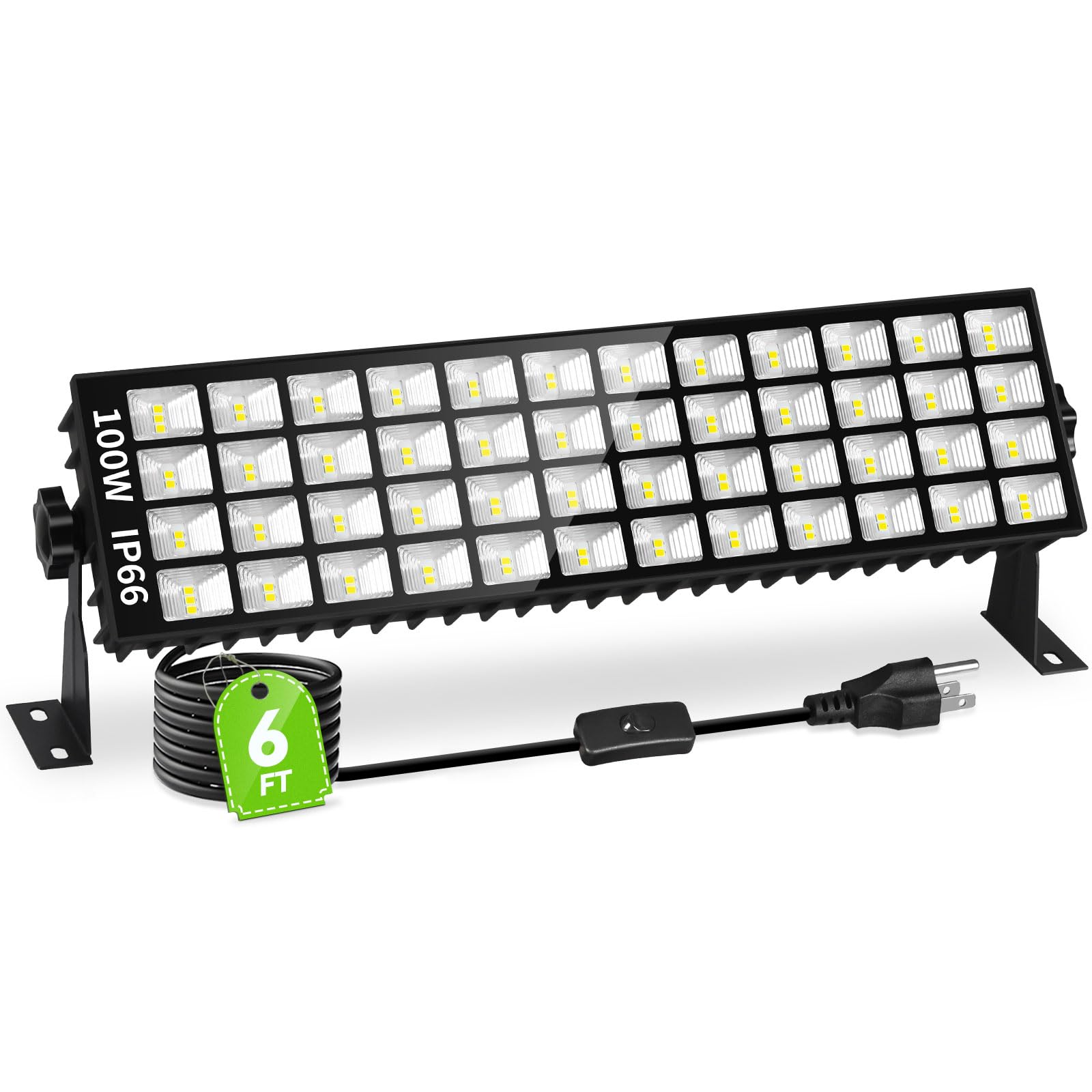 11000LM IP66 Waterproof 100W LED Shop Light for Garage and Yard