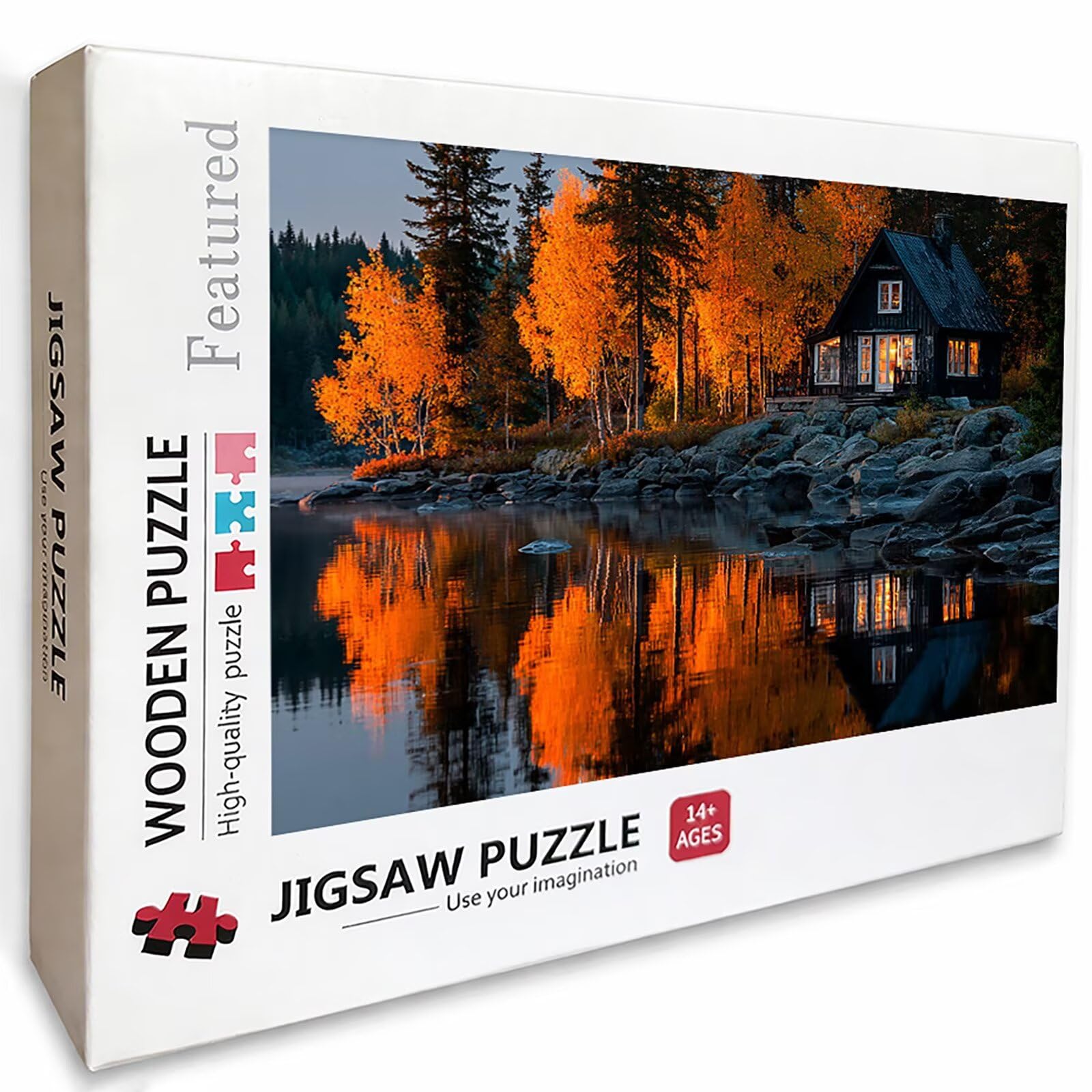 Kabine Holz Puzzles 179x105cm, Baum Jigsaw Puzzles 6000 Teile für Erwachsene Mit Box, EIN Herausforderndes Rätsel Game, Farbenfrohes Legespiel, Geeignet für die meisten Gruppen, Geschenke, 2-4014