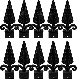 Angoily 10pcs Fence Post Toppers Fence Post Caps Outdoor Fence Post Caps Covers Decorative Wicker Picket Post Covers Keep Post from