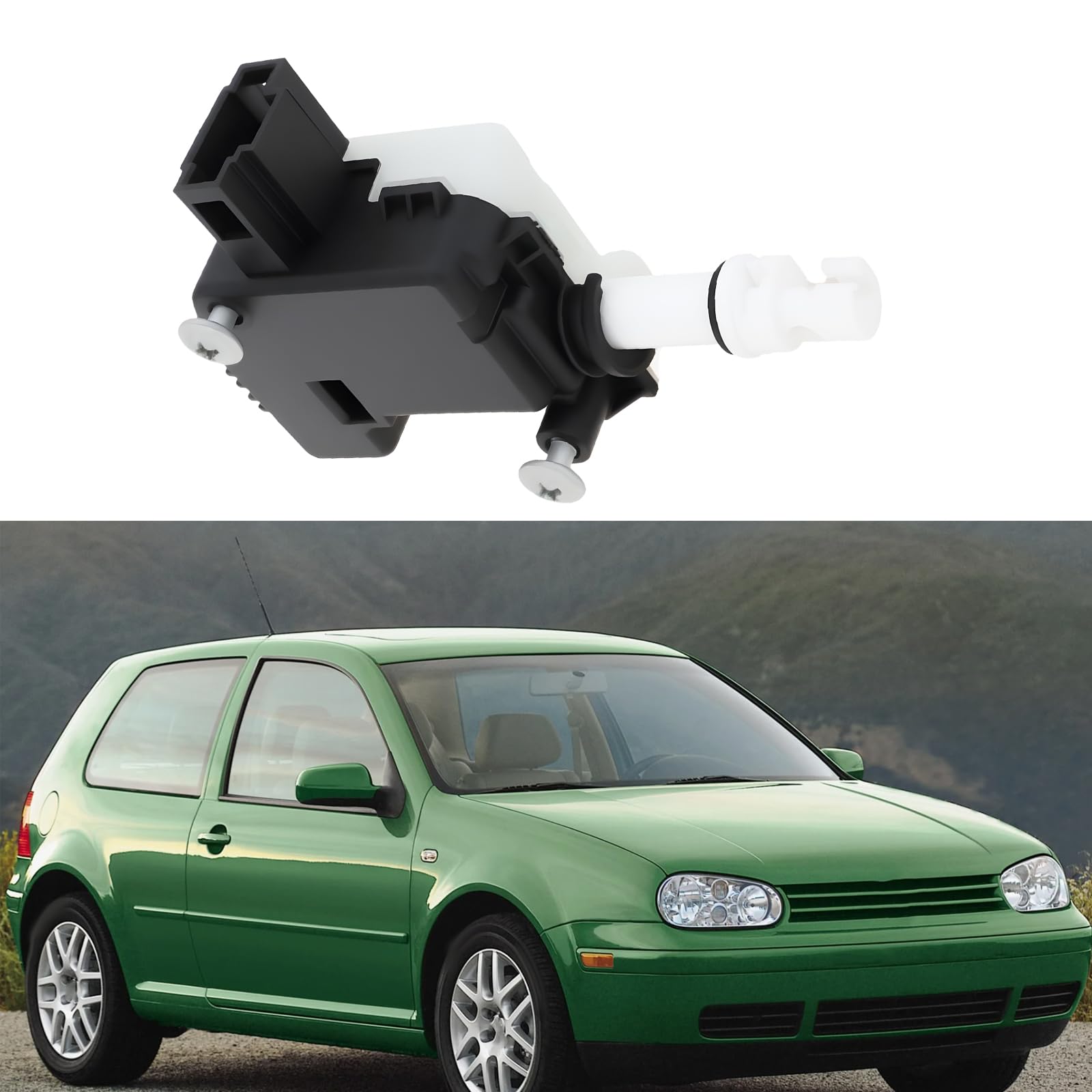 Motor Actuador de Bloqueo de Tapa de Tanque de Combustible con 2 Tornillos 3B0959782 1CO810773 Compatible con Volkswagen Passat 1998-2005